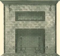 An illustration from Grates and fireplace fixtures in iron and brass (1907)