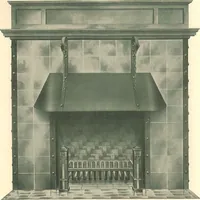 An illustration from Grates and fireplace fixtures in iron and brass (1907)