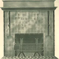 An illustration from Grates and fireplace fixtures in iron and brass (1907)