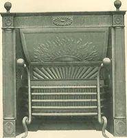 An illustration from Grates and fireplace fixtures in iron and brass (1907)
