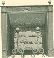 An illustration from Grates and fireplace fixtures in iron and brass (1907)