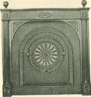 An illustration from Grates and fireplace fixtures in iron and brass (1907)
