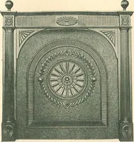 An illustration from Grates and fireplace fixtures in iron and brass (1907)