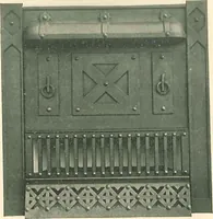 An illustration from Grates and fireplace fixtures in iron and brass (1907)
