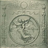 An illustration from Grates and fireplace fixtures in iron and brass (1907)