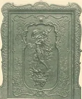 An illustration from Grates and fireplace fixtures in iron and brass (1907)