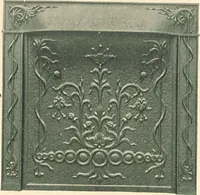 An illustration from Grates and fireplace fixtures in iron and brass (1907)