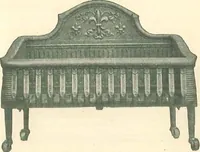 An illustration from Grates and fireplace fixtures in iron and brass (1907)