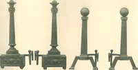 An illustration from Grates and fireplace fixtures in iron and brass (1907)