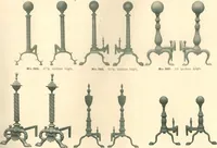 An illustration from Grates and fireplace fixtures in iron and brass (1907)