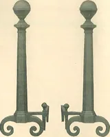 An illustration from Grates and fireplace fixtures in iron and brass (1907)