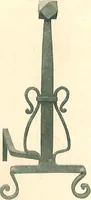 An illustration from Grates and fireplace fixtures in iron and brass (1907)
