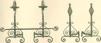 An illustration from Grates and fireplace fixtures in iron and brass (1907)