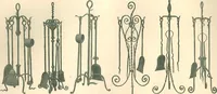An illustration from Grates and fireplace fixtures in iron and brass (1907)