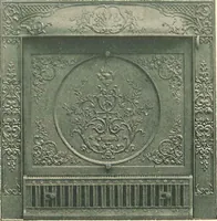 An illustration from Grates and fireplace fixtures in iron and brass (1907)