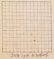 Picture 1 of 2 from Gründtlicher Bericht vom Gebraüch des gevierten geometrischen Instruments alle höhe weite lenge und teiffe abzumessen Dessgleichen vom Feldmessen [manuscript] : wie man den inhalt eines jeden stück feldes rechnen und finden soll (1607), leaf 95
