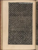 An illustration from Modelbuch new aller art nehens und stickens. Jetzundt wider mit viel schoenen moedelen unnd stahlen, allen steinmetzen, schreinern, seidenstickern und nederinnen, sehr nuetzlich und luestig zugericht (1553)