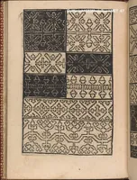 Picture 12 of 18 from Modelbuch new aller art nehens und stickens. Jetzundt wider mit viel schoenen moedelen unnd stahlen, allen steinmetzen, schreinern, seidenstickern und nederinnen, sehr nuetzlich und luestig zugericht (1553), leaf 46