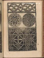 Picture 17 of 18 from Modelbuch new aller art nehens und stickens. Jetzundt wider mit viel schoenen moedelen unnd stahlen, allen steinmetzen, schreinern, seidenstickern und nederinnen, sehr nuetzlich und luestig zugericht (1553), leaf 65
