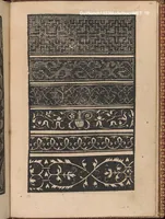 An illustration from Modelbuch new aller art nehens und stickens. Jetzundt wider mit viel schoenen moedelen unnd stahlen, allen steinmetzen, schreinern, seidenstickern und nederinnen, sehr nuetzlich und luestig zugericht (1553)