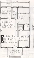 An illustration from Presto-up patented bolt-together, houses-garages-barns etc. (1920)