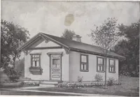 An illustration from Presto-up patented bolt-together, houses-garages-barns etc. (1920)