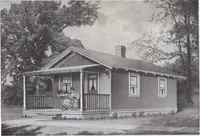 An illustration from Presto-up patented bolt-together, houses-garages-barns etc. (1920)