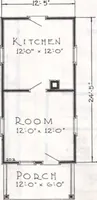 An illustration from Presto-up patented bolt-together, houses-garages-barns etc. (1920)