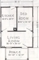 An illustration from Presto-up patented bolt-together, houses-garages-barns etc. (1920)