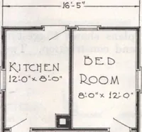 An illustration from Presto-up patented bolt-together, houses-garages-barns etc. (1920)