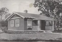 An illustration from Presto-up patented bolt-together, houses-garages-barns etc. (1920)