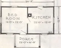 An illustration from Presto-up patented bolt-together, houses-garages-barns etc. (1920)