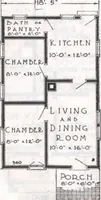 An illustration from Presto-up patented bolt-together, houses-garages-barns etc. (1920)