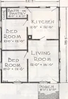 An illustration from Presto-up patented bolt-together, houses-garages-barns etc. (1920)