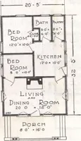 An illustration from Presto-up patented bolt-together, houses-garages-barns etc. (1920)