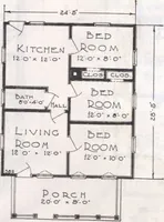 An illustration from Presto-up patented bolt-together, houses-garages-barns etc. (1920)