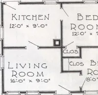 An illustration from Presto-up patented bolt-together, houses-garages-barns etc. (1920)