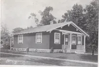 An illustration from Presto-up patented bolt-together, houses-garages-barns etc. (1920)
