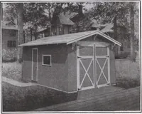 An illustration from Presto-up patented bolt-together, houses-garages-barns etc. (1920)