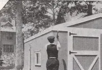 An illustration from Presto-up patented bolt-together, houses-garages-barns etc. (1920)