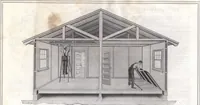 An illustration from Presto-up patented bolt-together, houses-garages-barns etc. (1920)