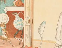 An illustration from Hey diddle diddle and Baby bunting (1882)