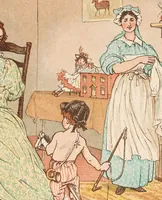 Picture 9 of 16 from Hey diddle diddle and Baby bunting (1882), leaf 17