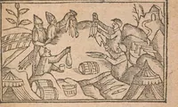 An illustration from Historiae de gentibus septentrionalibus (1557)