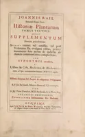An illustration from Historia plantarum : species hactenus editas aliasque insuper multas noviter inventas & descriptas complectens ... (1686)
