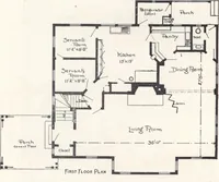 An illustration from Low-cost suburban homes, 3rd ed. (1908)
