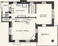 An illustration from Low-cost suburban homes, 3rd ed. (1908)