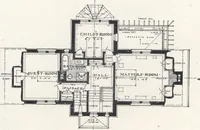 An illustration from Low-cost suburban homes, 3rd ed. (1908)