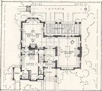 An illustration from Low-cost suburban homes, 3rd ed. (1908)