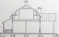 Picture 13 of 46 from How should I build comfortable: cheap and neatly? Villa buildings and private homes: Facade and plans to simpler villas along line costing in construction / af AT Stock Holm. (1907), leaf 26